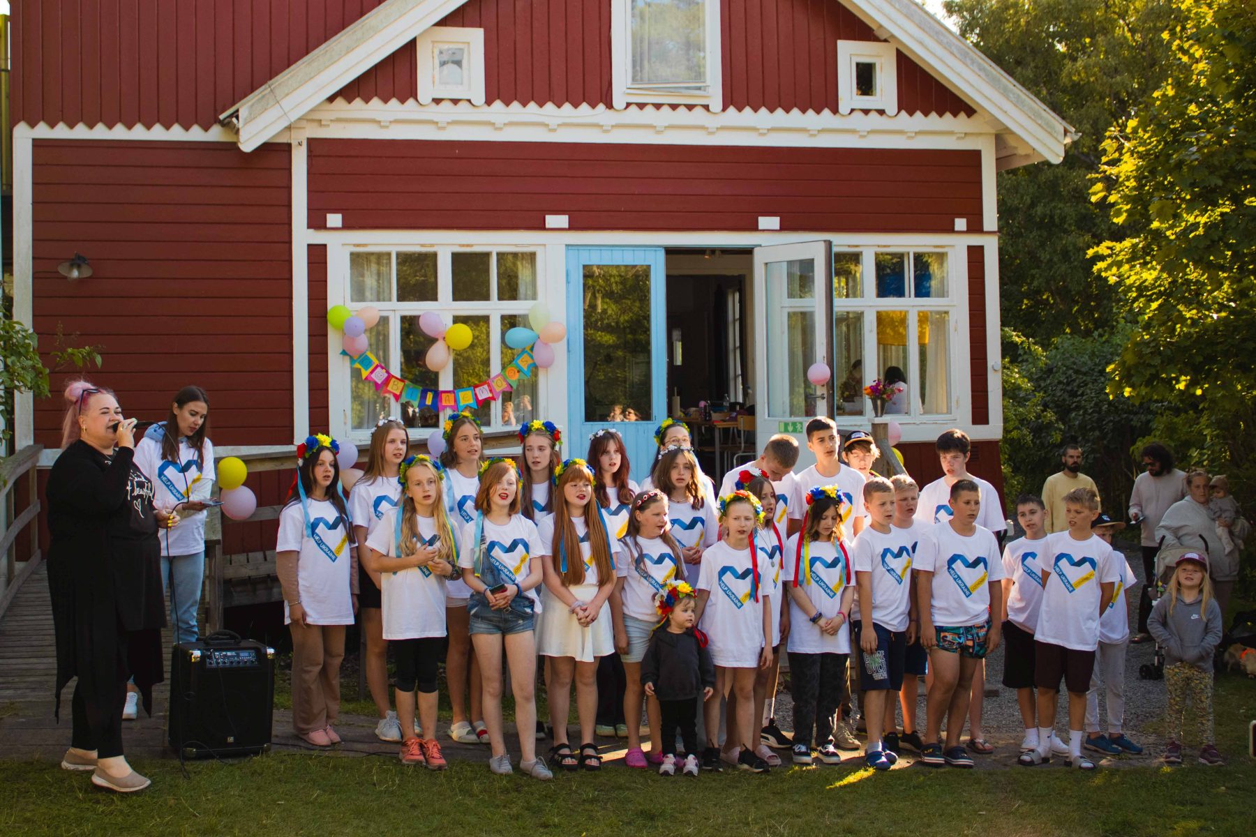22 barn från Ukraina deltog på sommarläger