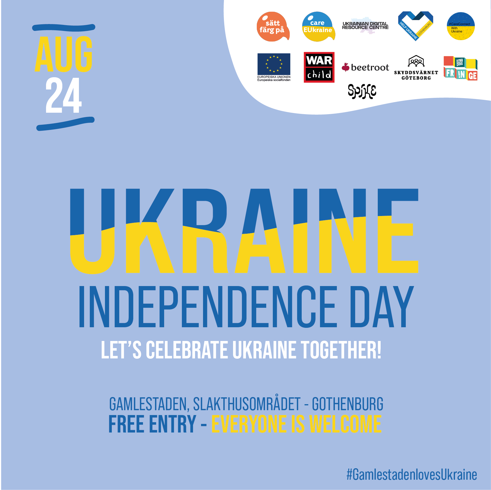 Fira Ukrainas självständighetsdag tillsammans med oss!